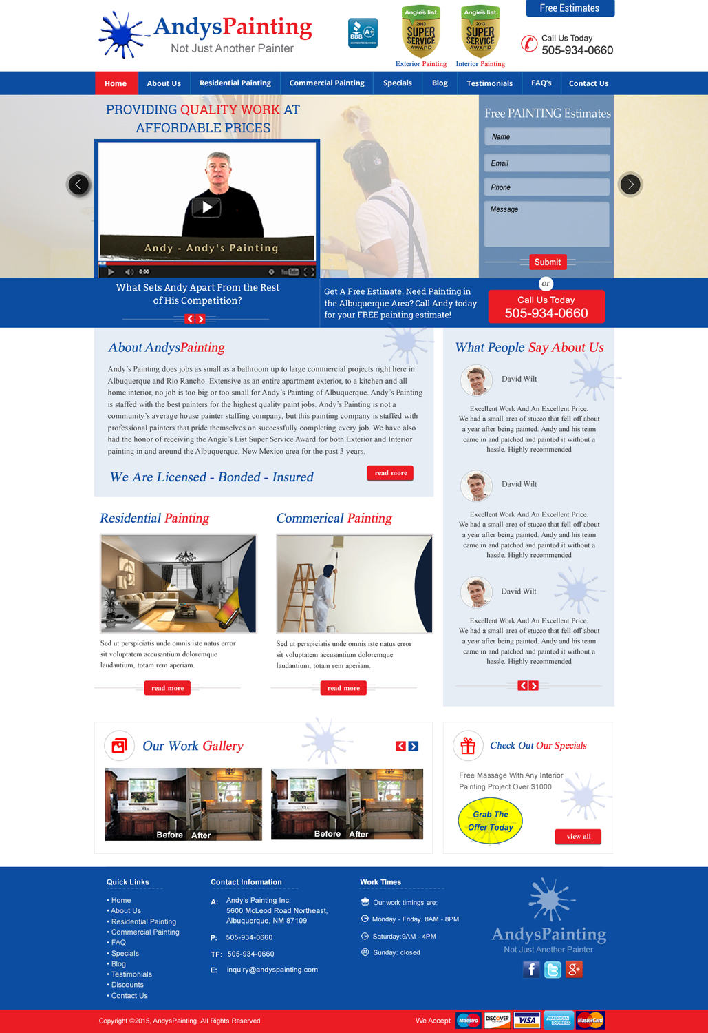 Web Design by HarmiDesigning for Maverick Web Video | Design #5459687