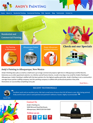 Web Design by Abikasirajan for Maverick Web Video | Design: #5440798
