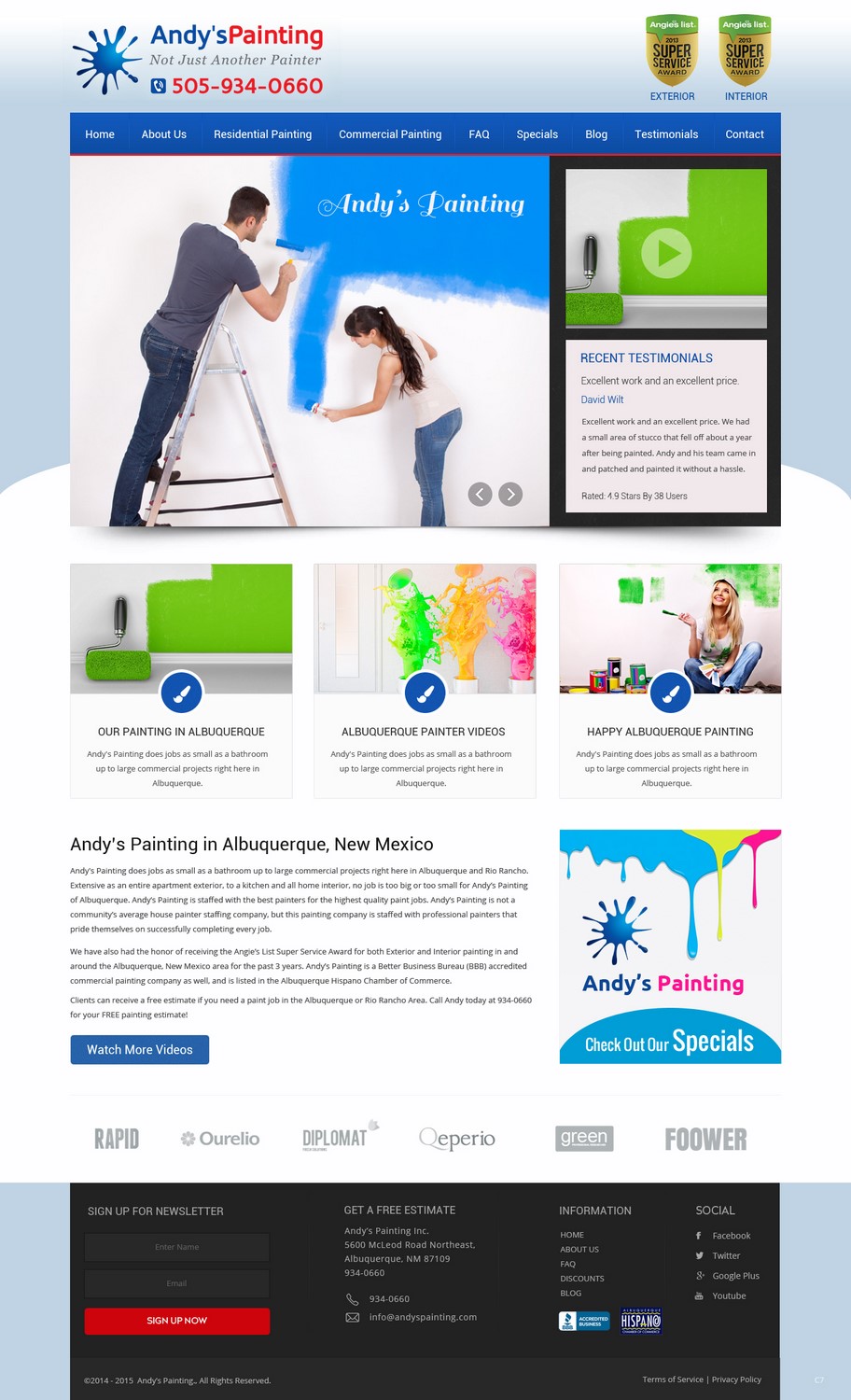 Web Design by pb for Maverick Web Video | Design #5427676