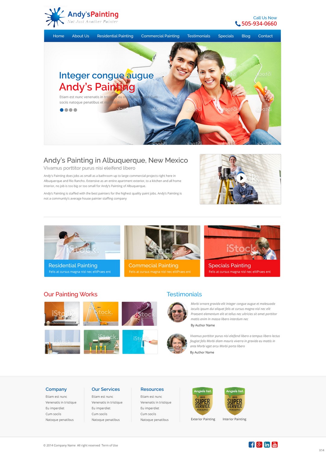 Web Design by pb for Maverick Web Video | Design #5427679