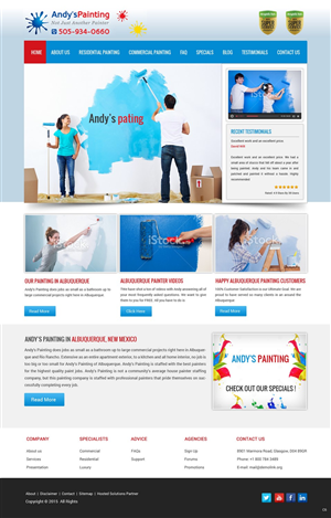 Web Design by pb for Maverick Web Video | Design: #5427680