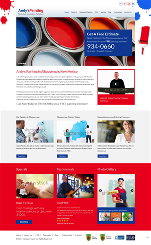 Web Design by pb for Maverick Web Video | Design: #5434223