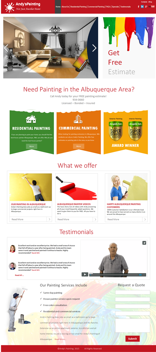 Web Design by peter witu for Maverick Web Video | Design #5455063