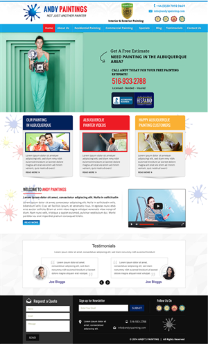 Web Design by newlogic for Maverick Web Video | Design: #5437787