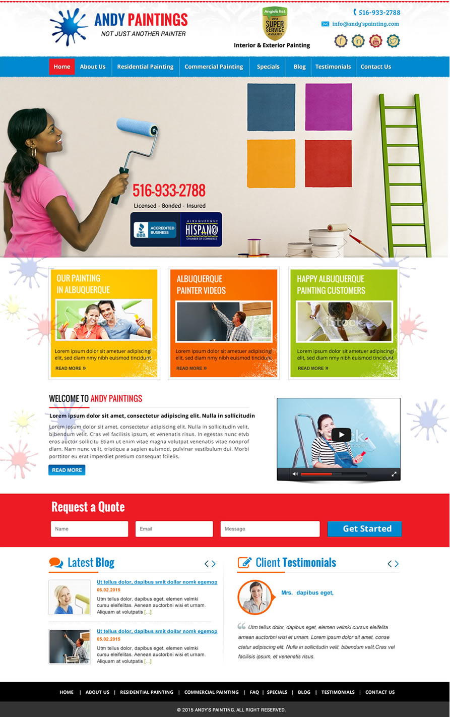 Web Design by newlogic for Maverick Web Video | Design #5437793