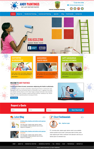 Web Design by newlogic for Maverick Web Video | Design: #5437793