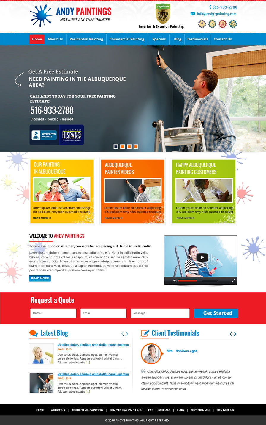 Web Design by newlogic for Maverick Web Video | Design #5437795