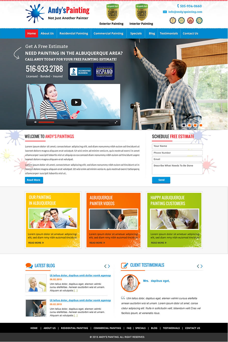 Web Design by newlogic for Maverick Web Video | Design #5459588