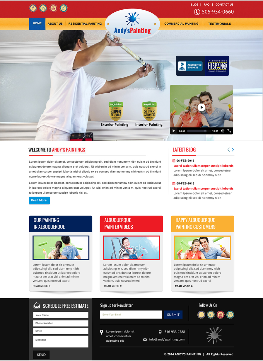 Web Design by newlogic for Maverick Web Video | Design #5459612