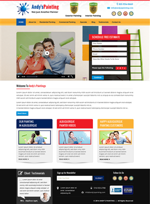 Web Design by newlogic for Maverick Web Video | Design: #5466976