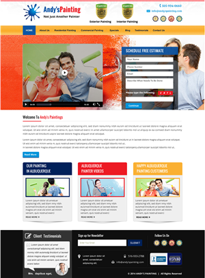 Web Design by newlogic for Maverick Web Video | Design: #5467005