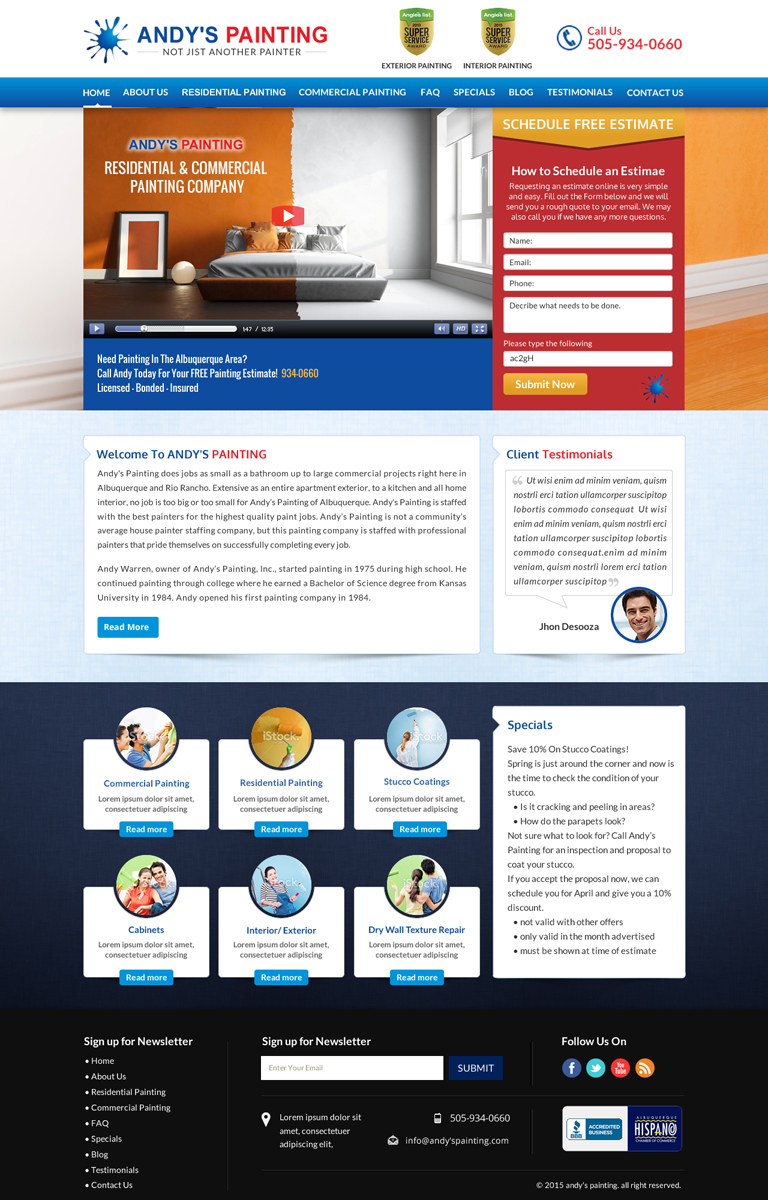 Web Design by Smart-tech solution for Maverick Web Video | Design #5535543