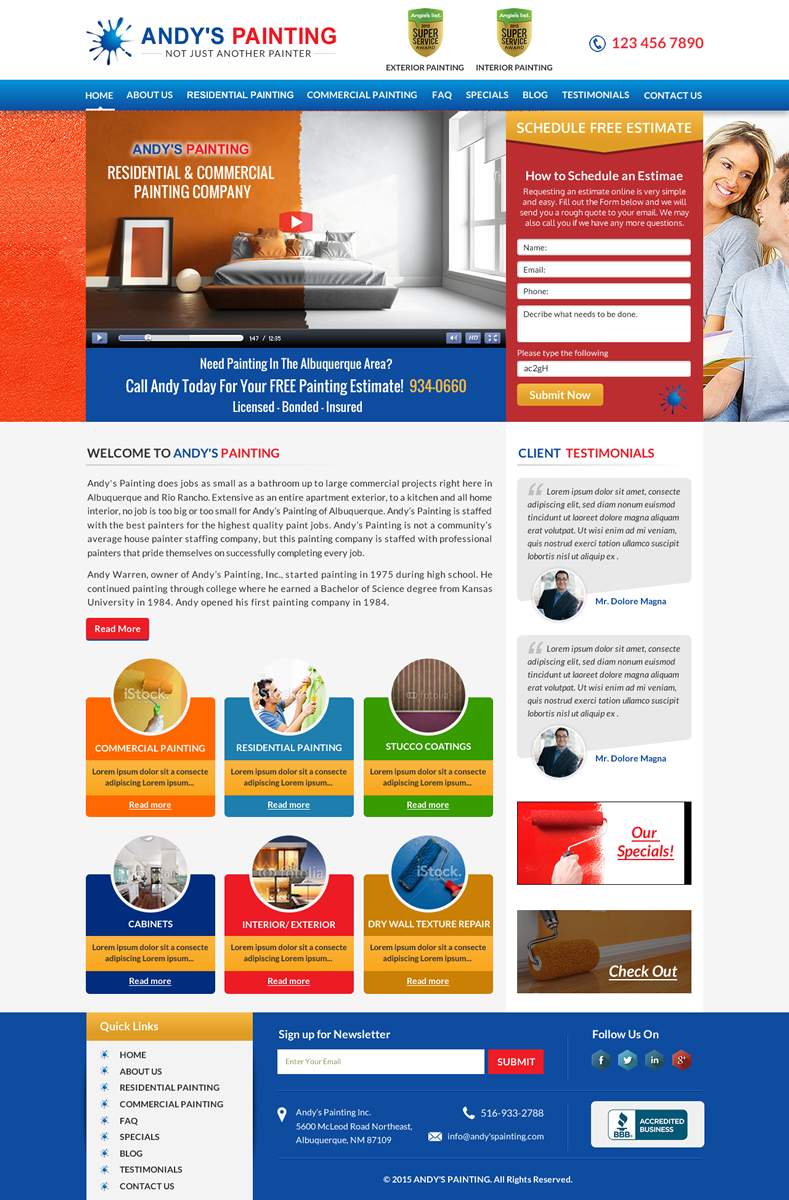 Web Design by Smart-tech solution for Maverick Web Video | Design #5539924