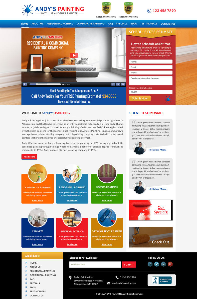 Web Design by Smart-tech solution for Maverick Web Video | Design #5539927