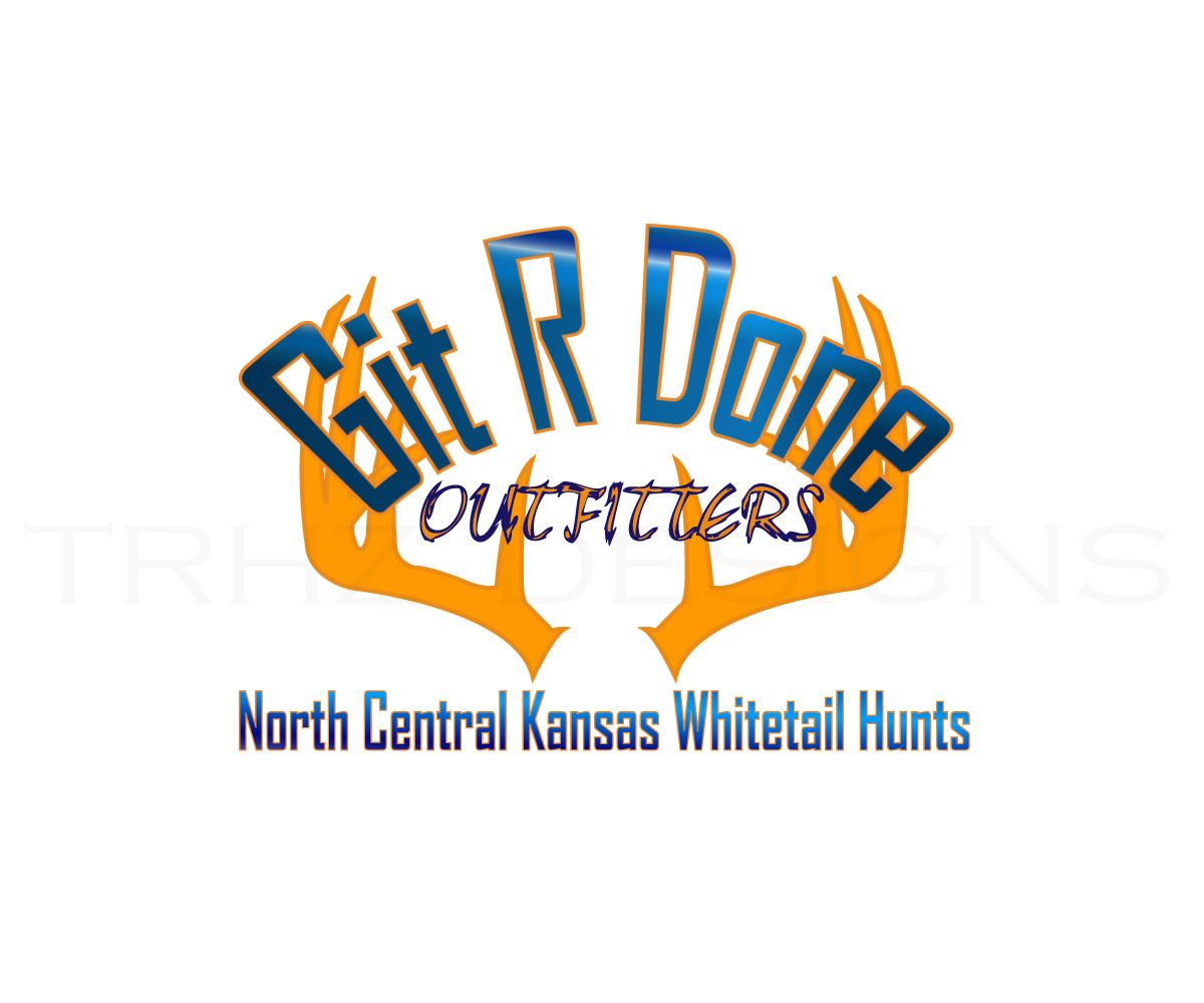 Logo Design by TRHZ for Git R Done Outfitters | Design: #5354198