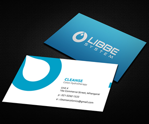 Cleanse is a company offering Colon Hydrotherapy (or colonics) | Business Card Design by ideaz2050