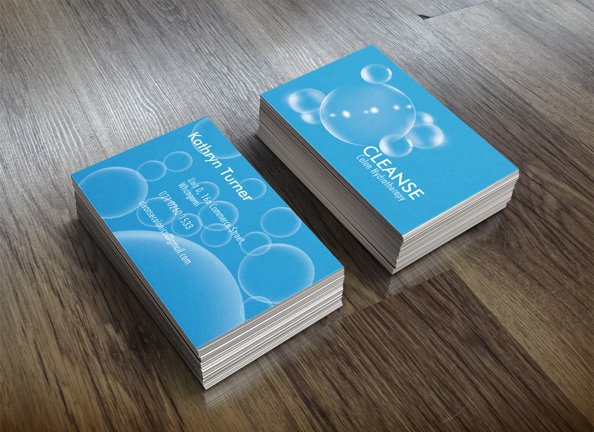 Business Card Design by RaphaelHendrix for Cleanse  | Design #5364103