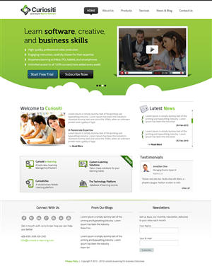 Web-Design von OM für dieses Projekt | Design: #1517996