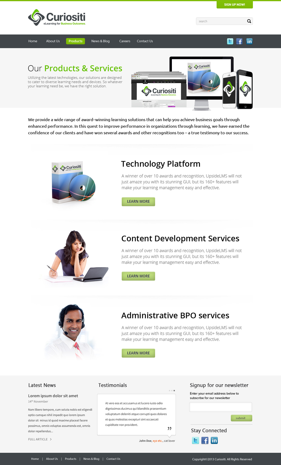 Web Design par OM pour ce projet | Design #1542884