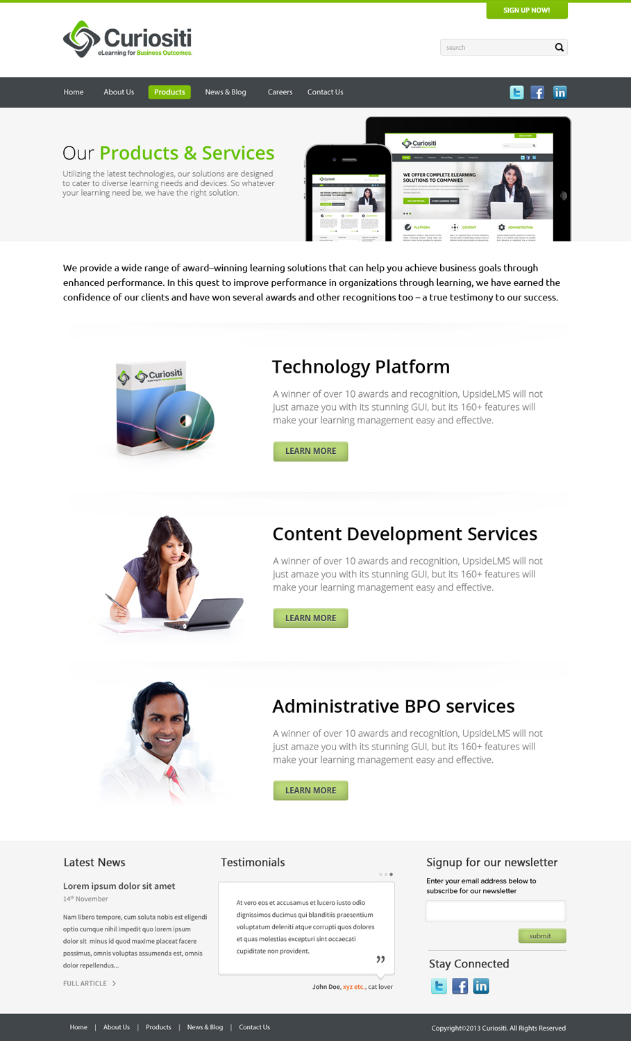 Diseño Web por OM para este proyecto | Diseño #1553681