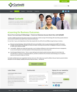 Web Design Project- eLearning Company | Web Design by OM