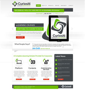 Web-Design von TechWise für dieses Projekt | Design: #1519285