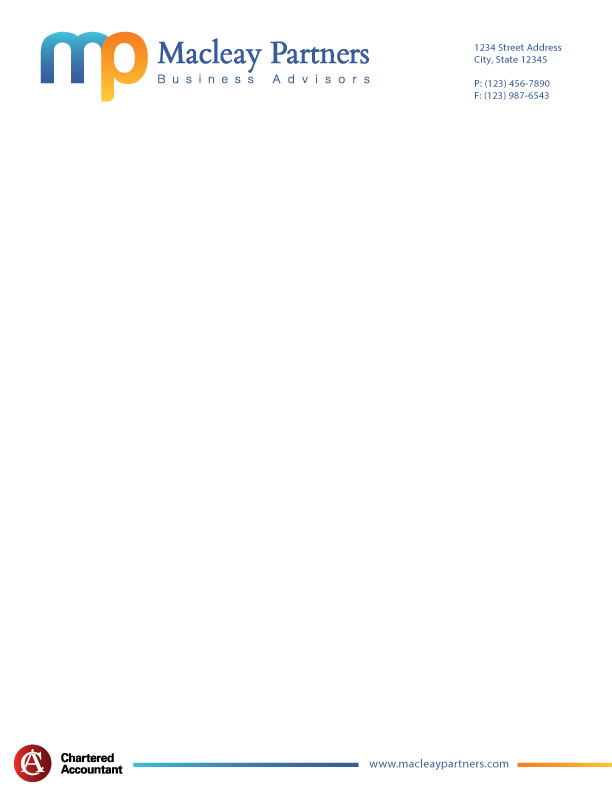 Stationery Design by jrdesign for Macleay Partners | Design #1540392