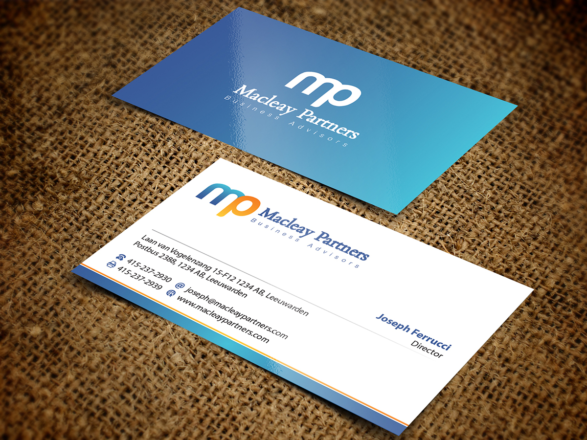 Stationery Design by BrandWar for Macleay Partners | Design #1534939