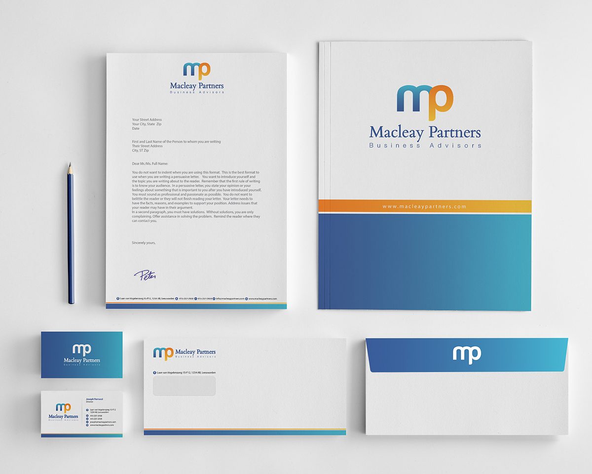 Stationery Design by BrandWar for Macleay Partners | Design #1541471