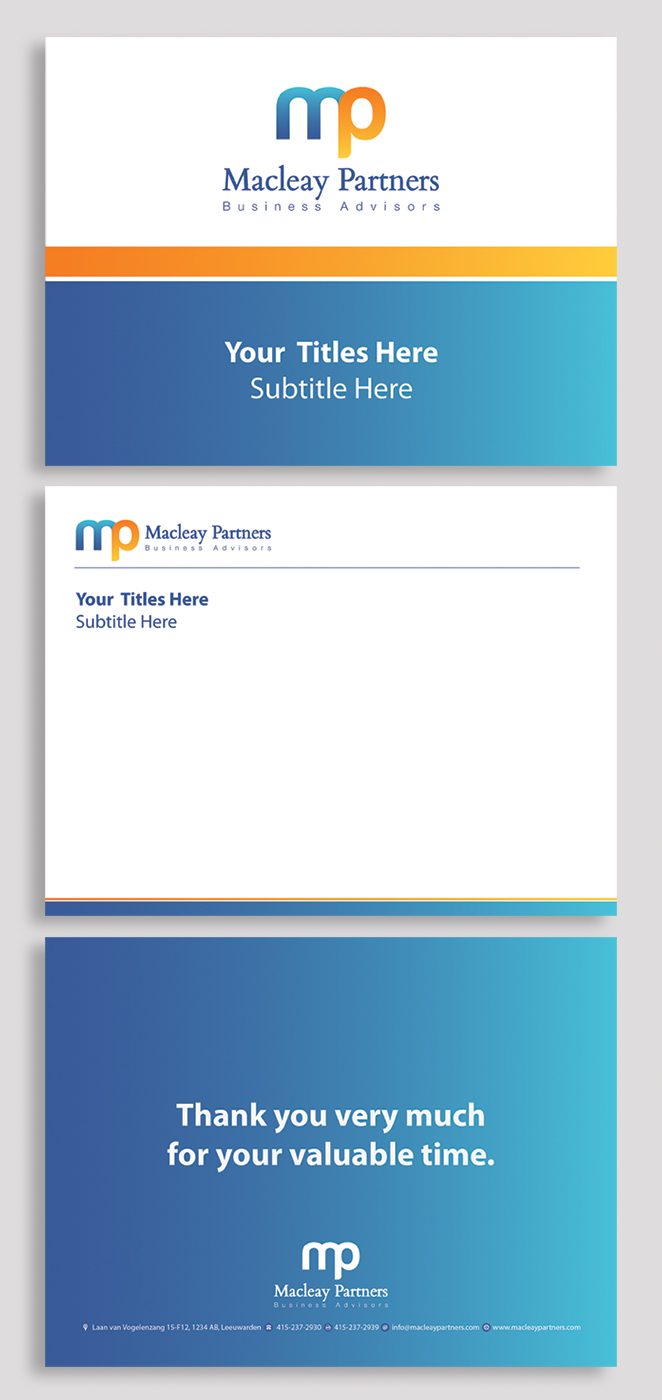 Stationery Design by BrandWar for Macleay Partners | Design #1541511