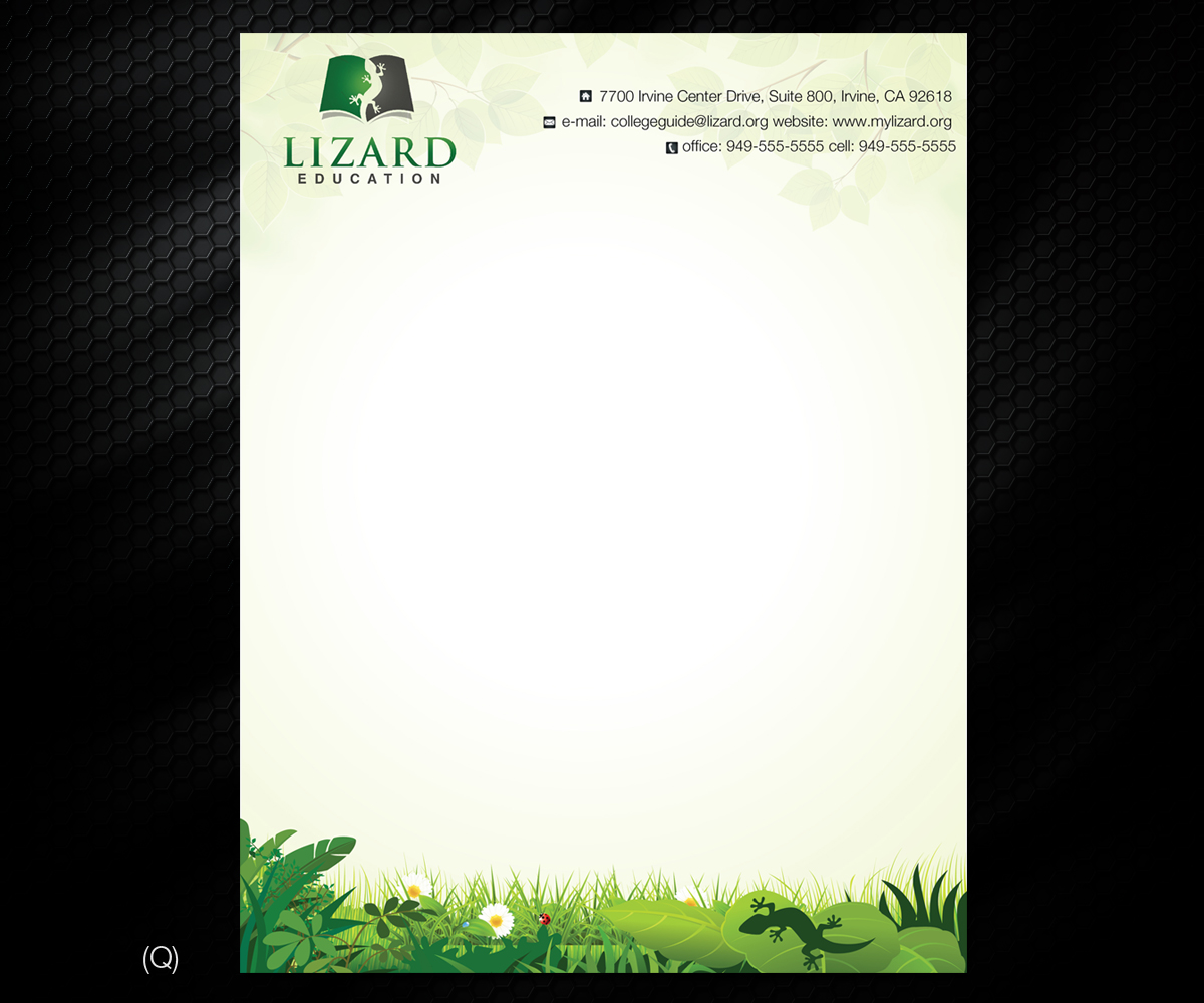 Stationery Design by  Esolbiz for Lizard Education | Design: #5510959