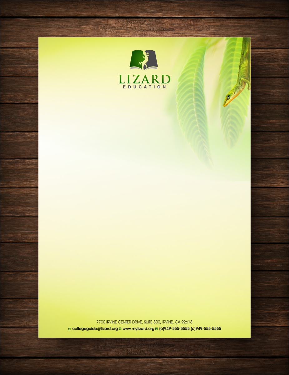 Stationery Design by cb1318 for Lizard Education | Design #5362816