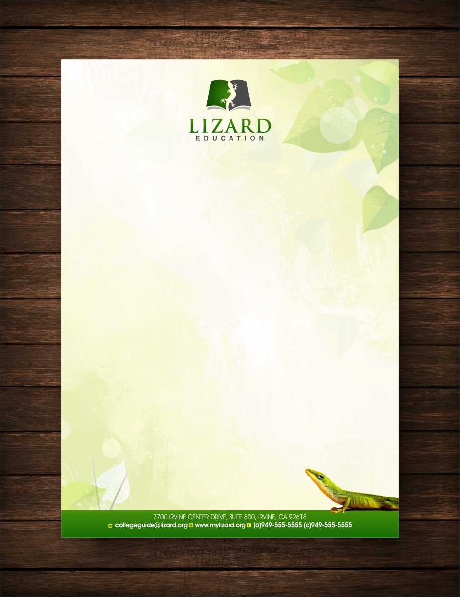 Stationery Design by cb1318 for Lizard Education | Design #5362934