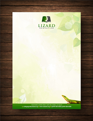 Diseño de Papelería por cb1318 para Lizard Education | Diseño: #5362934