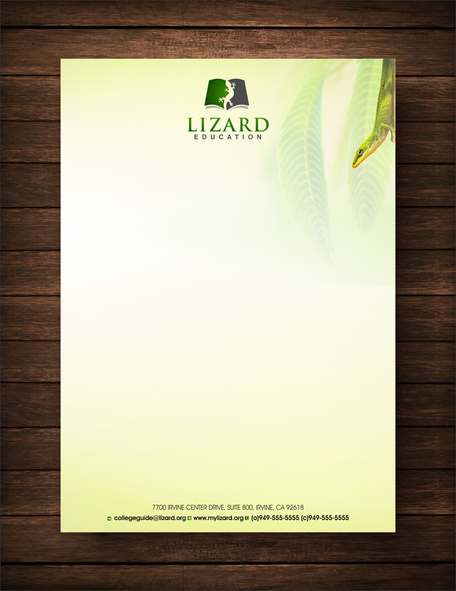Stationery Design by cb1318 for Lizard Education | Design #5363293