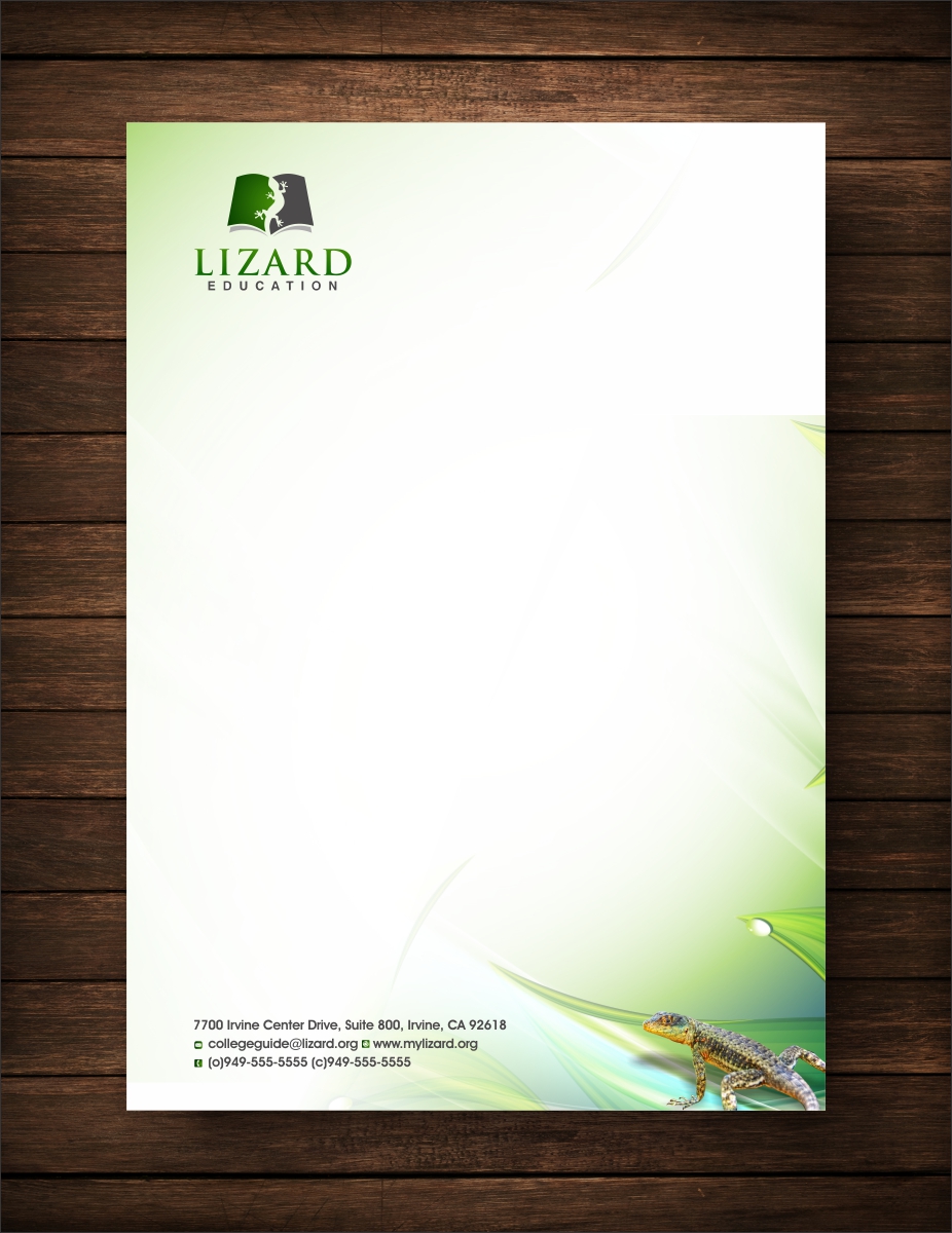 Stationery Design by cb1318 for Lizard Education | Design #5363303