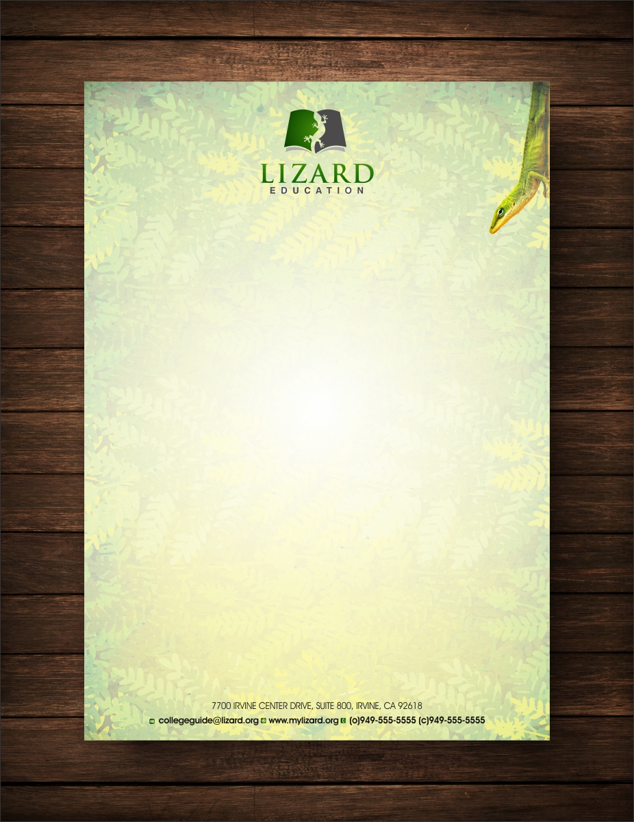 Stationery Design by cb1318 for Lizard Education | Design #5363392