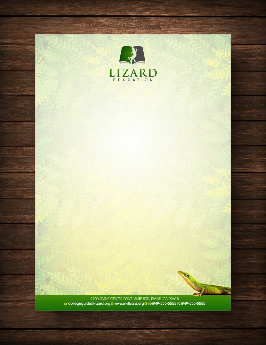 Stationery Design by cb1318 for Lizard Education | Design #5363401