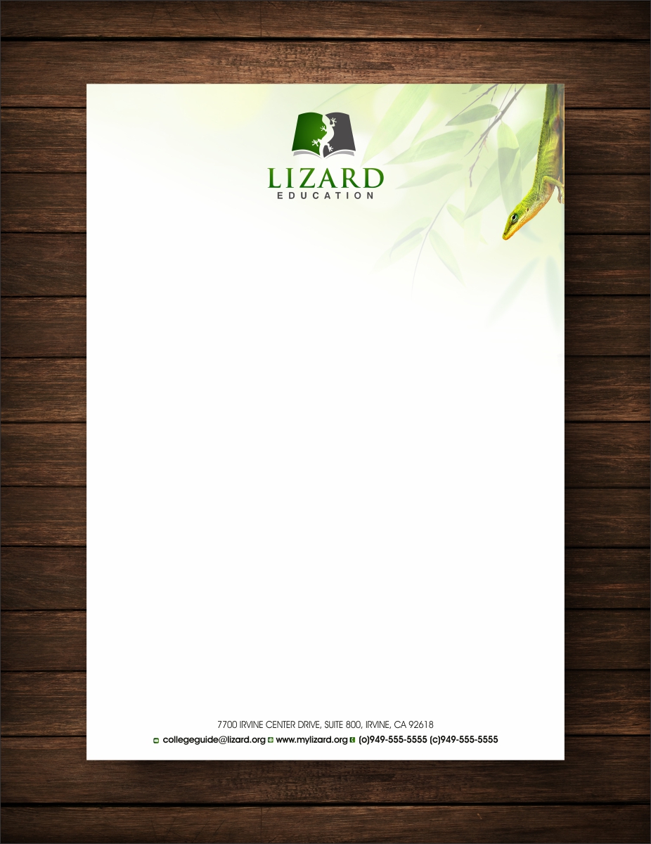Stationery Design by cb1318 for Lizard Education | Design #5363412