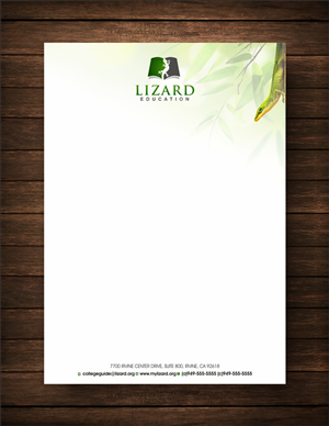 Stationery Design by cb1318 for Lizard Education | Design: #5363412