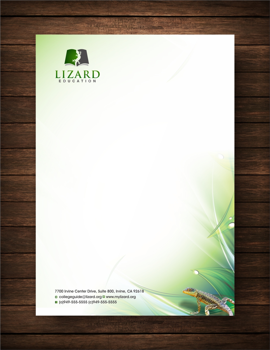 Diseño de Papelería por cb1318 para Lizard Education | Diseño #5442227