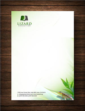 Stationery Design by cb1318 for Lizard Education | Design: #5442372