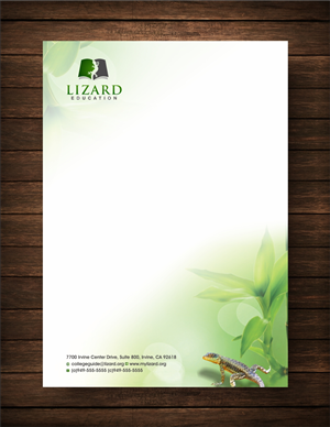 Stationery Design by cb1318 for Lizard Education | Design: #5501083