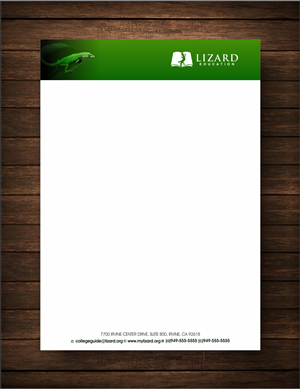 Diseño de Papelería por cb1318 para Lizard Education | Diseño: #5501365