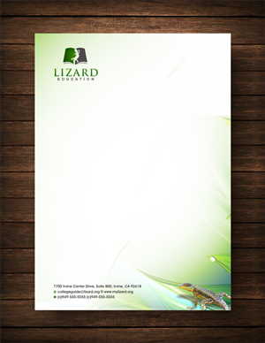 Diseño de Papelería por cb1318 para Lizard Education | Diseño: #5515735