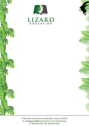 Diseño de Papelería por roopaljain para Lizard Education | Diseño: #5387764