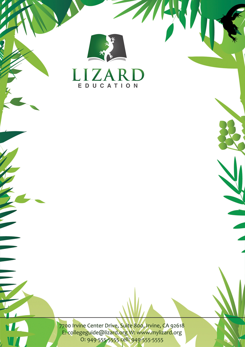 Diseño de Papelería por roopaljain para Lizard Education | Diseño #5446991