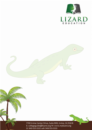 Diseño de Papelería por roopaljain para Lizard Education | Diseño: #5502398