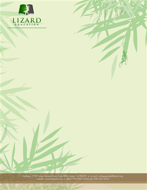 Lizard Education | Design de Papeterie par NILDesigns