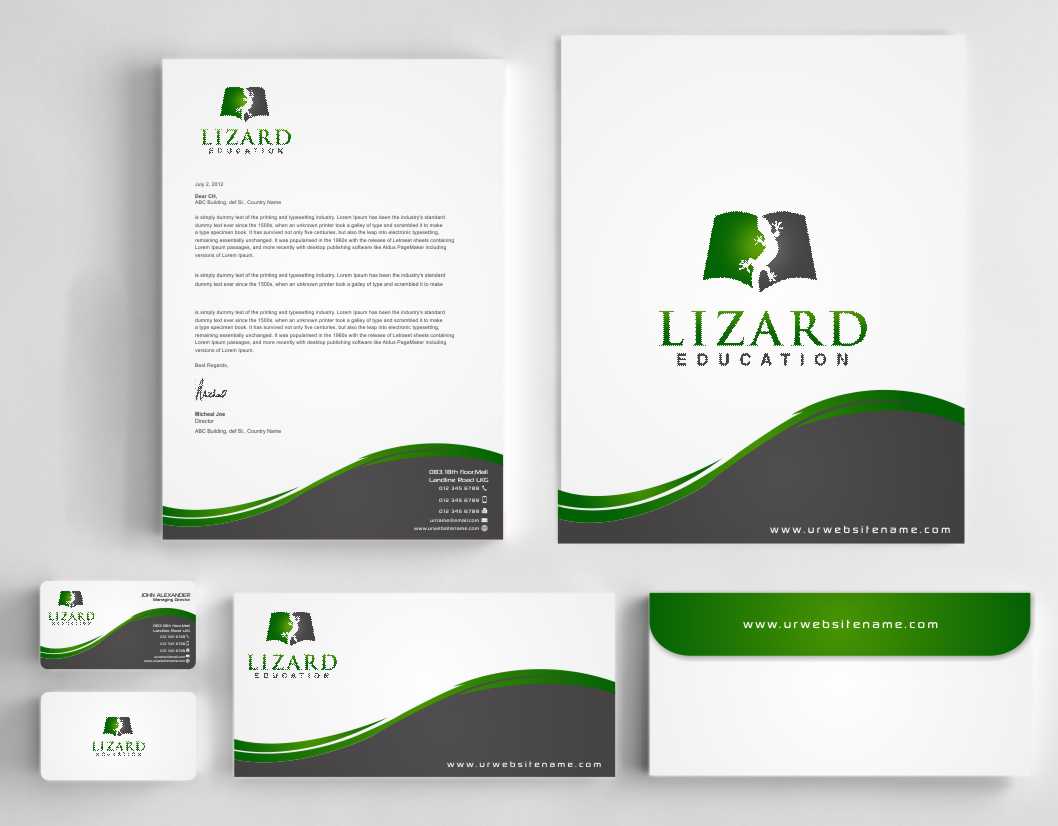 Diseño de Papelería por szabist para Lizard Education | Diseño #5455331